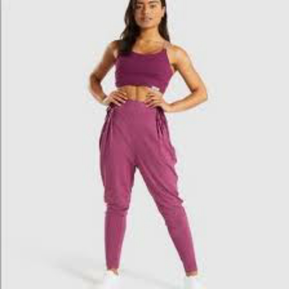 Gymshark slounge cinched jogger Ruby Xs